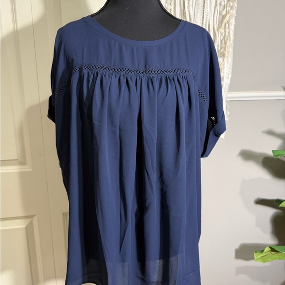 LOFT Tops - LOFT Navy Blue Women's Blouse